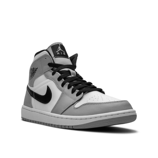 Air Jordan 1 Mid 'Light Smoke Grey' - Image 2