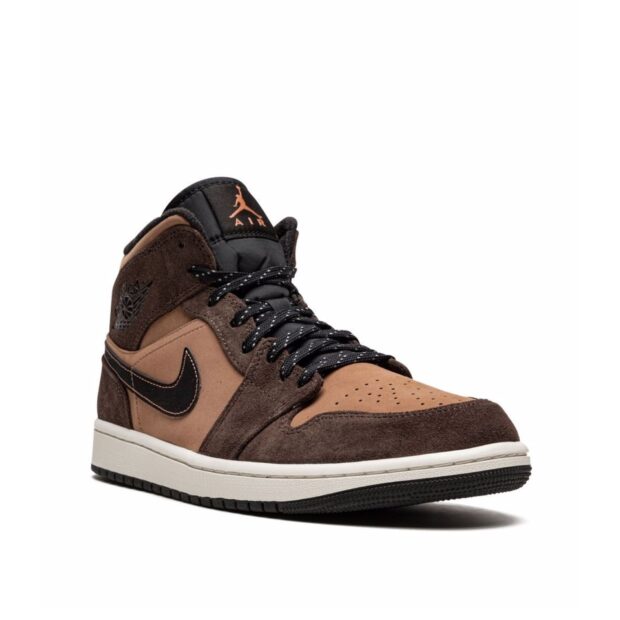 Air Jordan 1 Mid SE Dark Chocolate - Image 2