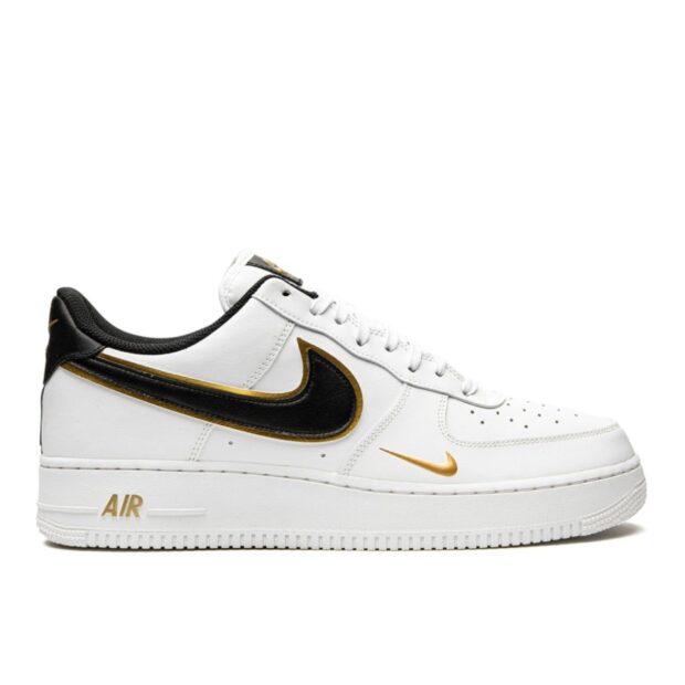 Air Force 1 '07 LV8 "Double Swoosh - White/ Black/Gold'