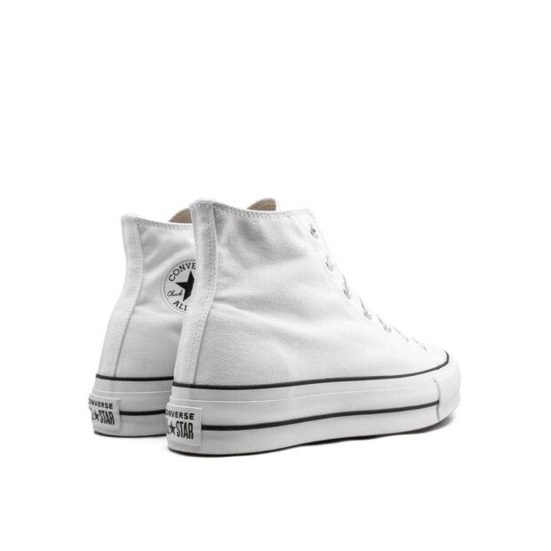 Converse Pale Platform Lift High Top Trainers - Image 3