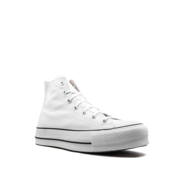 Converse Pale Platform Lift High Top Trainers - Image 2