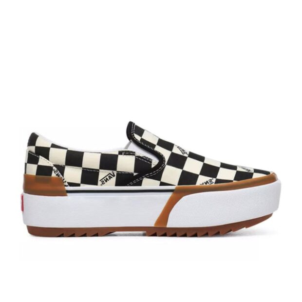 Vans Checkerboard Slip-On Stacked (Multi/True White)