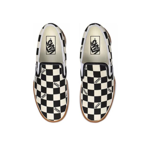 Vans Checkerboard Slip-On Stacked (Multi/True White) - Image 3