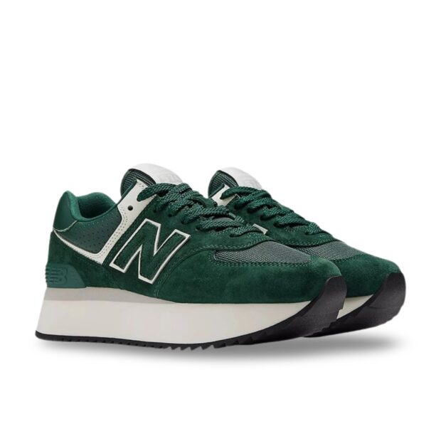 New Balance 574 Sneakers For Women (Green) - Image 2