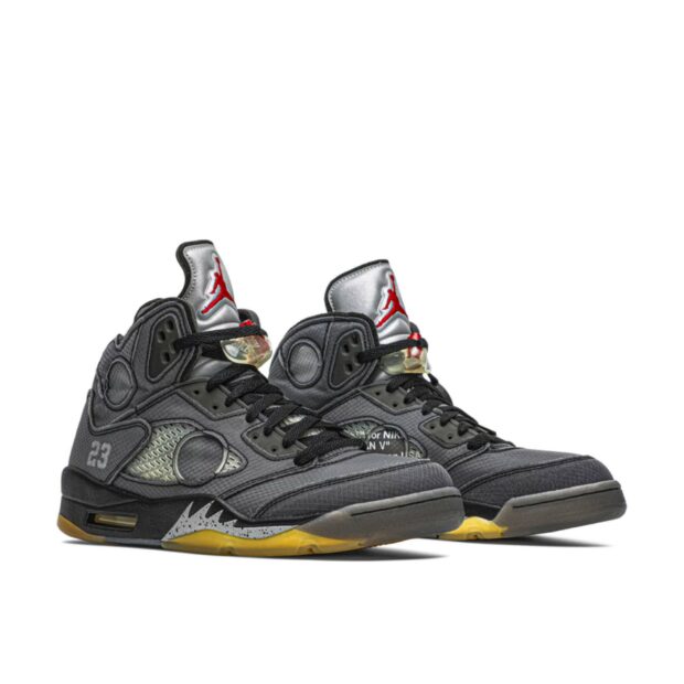 Off-White x Air Jordan 5 Retro SP 'Muslin' - Image 2