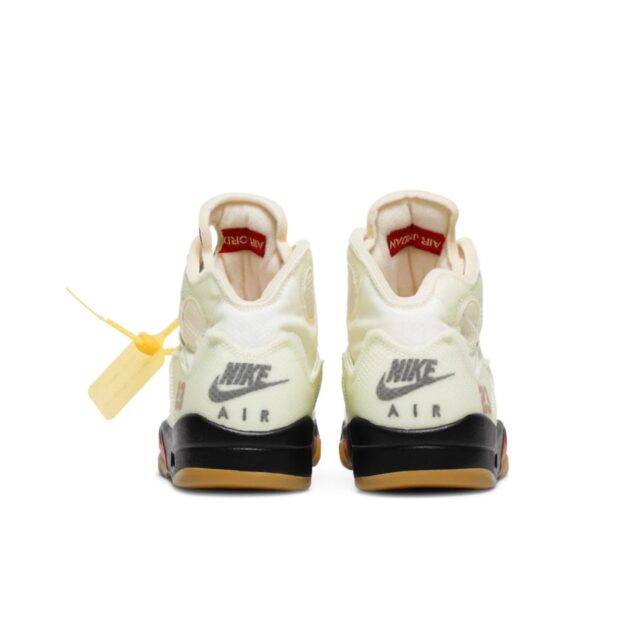 Off-White x Air Jordan 5 SP 'Sail - Image 3