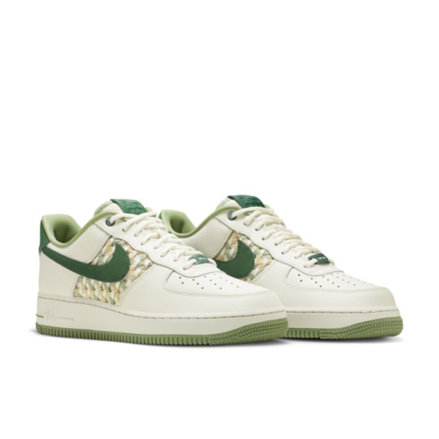 Nike Air Force 1 Low "NAI-KE" Surfaces in Green Weaves - Image 2