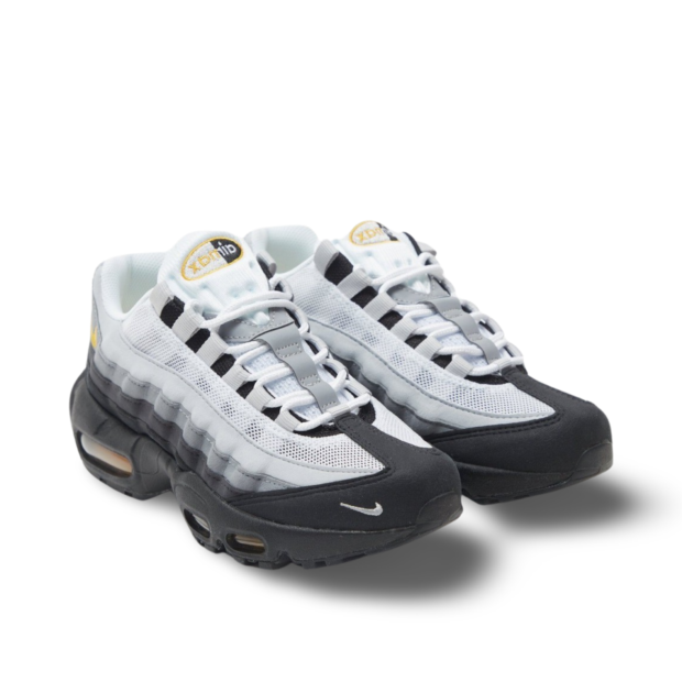 Nike Air Max 95 GS Grey Laser Orange - Image 2