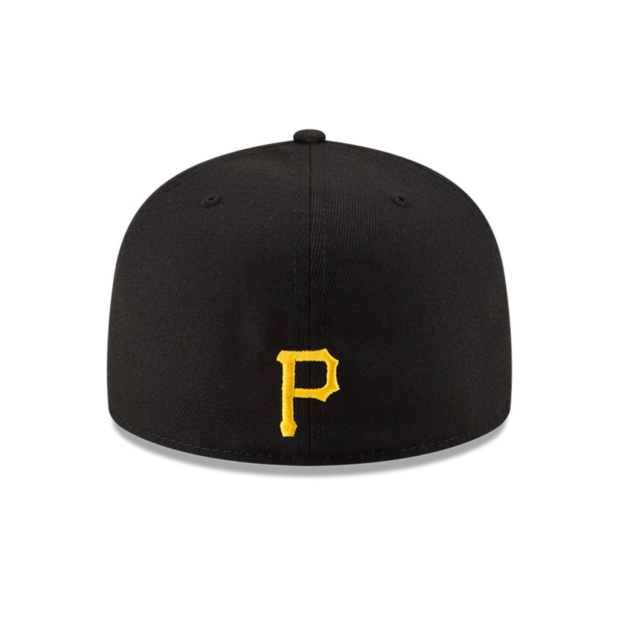 Pittsburgh Pirates MLB Side Patch Bloom Black 59FIFTY Fitted Cap - Image 5