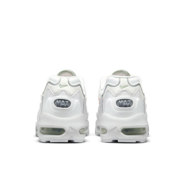 NIKE AIR MAX 96 2 WHITE BRIGHT MANGO WOMENS - Image 5