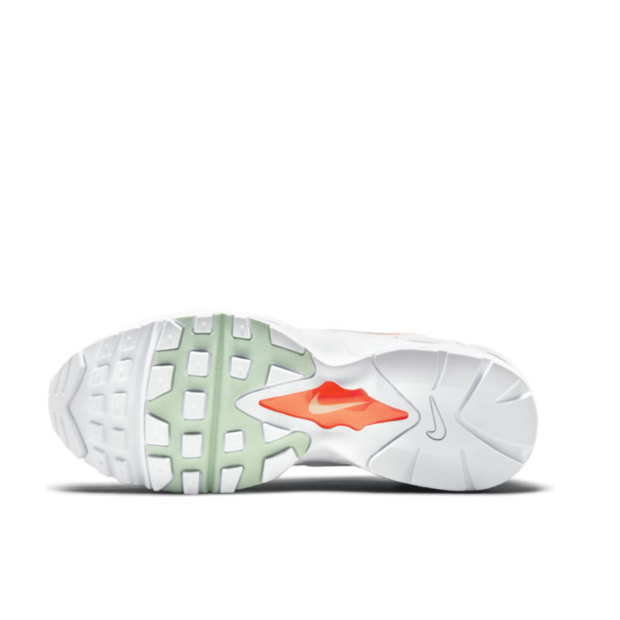 NIKE AIR MAX 96 2 WHITE BRIGHT MANGO WOMENS - Image 7