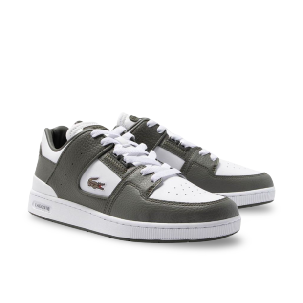 Lacoste Court Cage Trainers – White/Khaki - Image 2