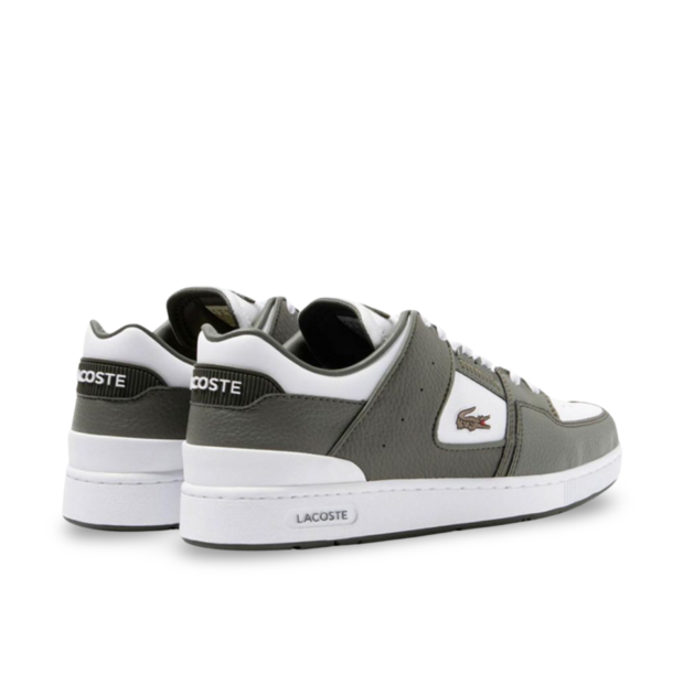 Lacoste Court Cage Trainers – White/Khaki - Image 3