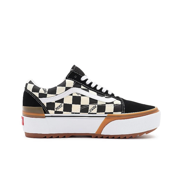 VANS CHECKERBOARD OLD SKOOL STACKED SHOES