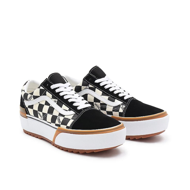 VANS CHECKERBOARD OLD SKOOL STACKED SHOES - Image 2