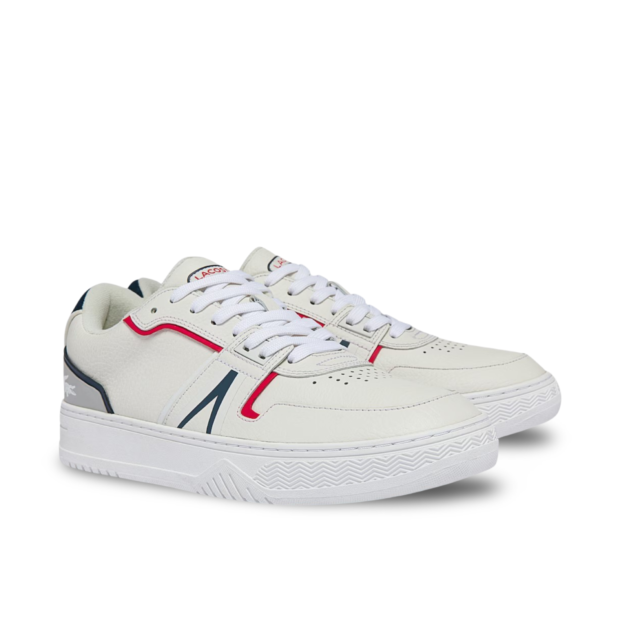 LACOSTE MEN'S L001 LEATHER SNEAKERS - Image 2