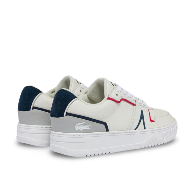 LACOSTE MEN'S L001 LEATHER SNEAKERS - Image 3